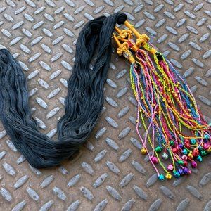 Paranda Ethnic Hair Accessory Braide Multi Color Bells Hair Prandi Hair Braider